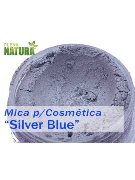 Mica Cosmética - Silver Blue